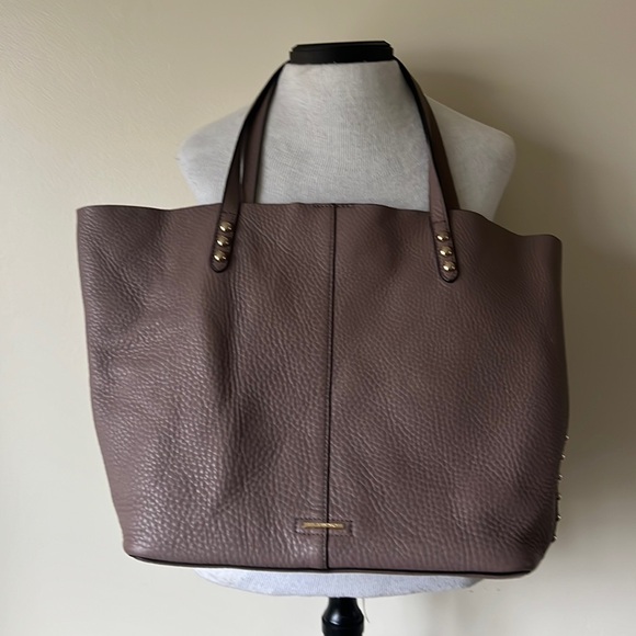 Rebecca Minkoff Studded Leather Tote Bag w/Dusty Lilac - Picture 15 of 17